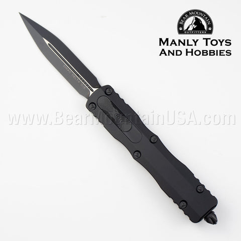 MICROTECH DIRAC DELTA D/E OTF Auto Dagger Black Tactical Blade 227-1T
