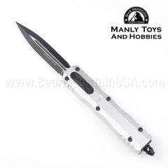 Microtech DIRAC D/E Daggar, OTF Stonewashed 225-1CR 22