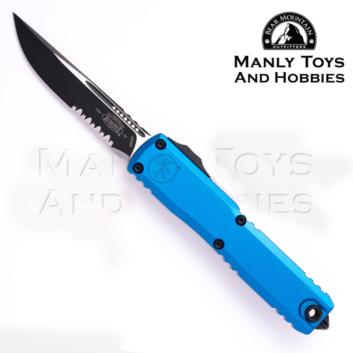Microtech Ultratech Gen IV S/E Combo Drop Point 11214-2BL Authorized Dealer Available 904-808-7000
