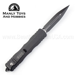 MICROTECH DIRAC DELTA D/E OTF Auto Dagger Black Tactical Blade 227-1T 77