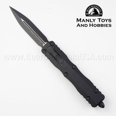 MICROTECH DIRAC DELTA D/E OTF Auto Dagger Black Tactical Blade 227-1T 33