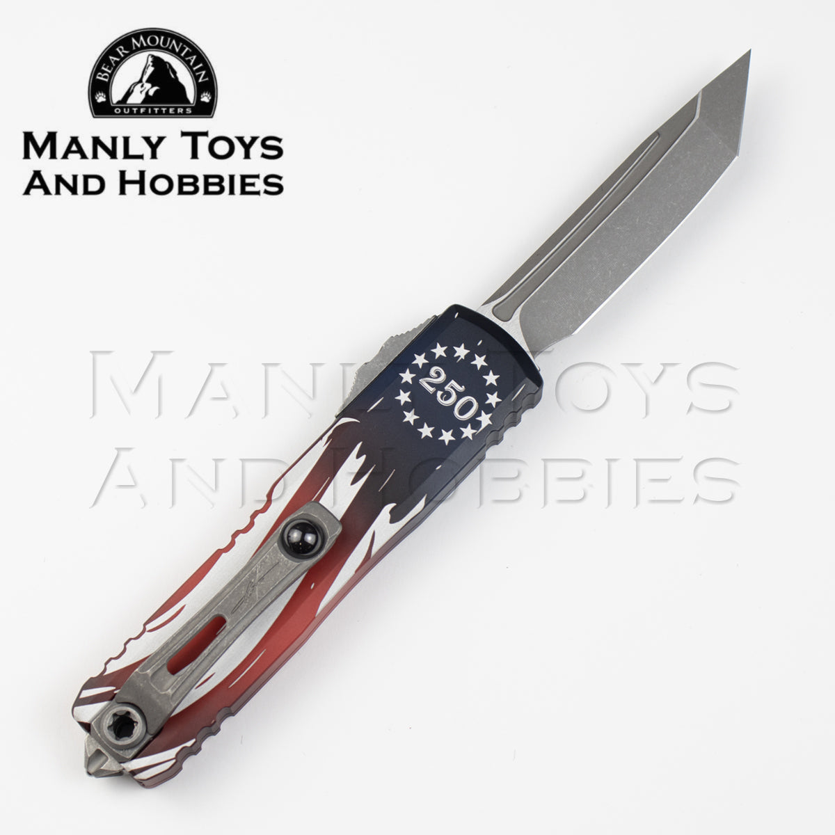 Microtech UTX-85 Gen IV T/E 250th Anniversary 4th of July Apocalyptic Standard 12334-10APS-4J250 2