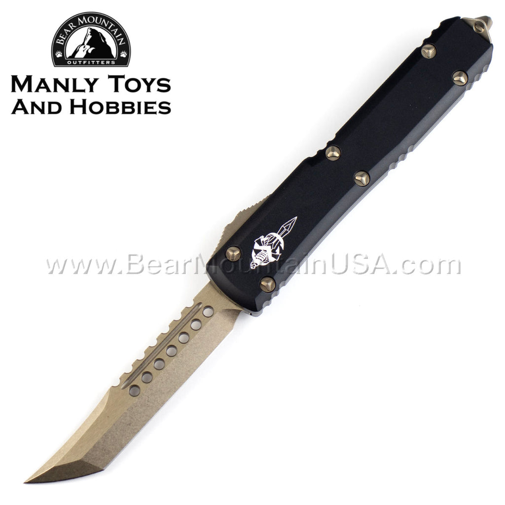 Microtech Ultratech Signature Series Hellhound OTF Automatic Knife Bronzed 119-13S
